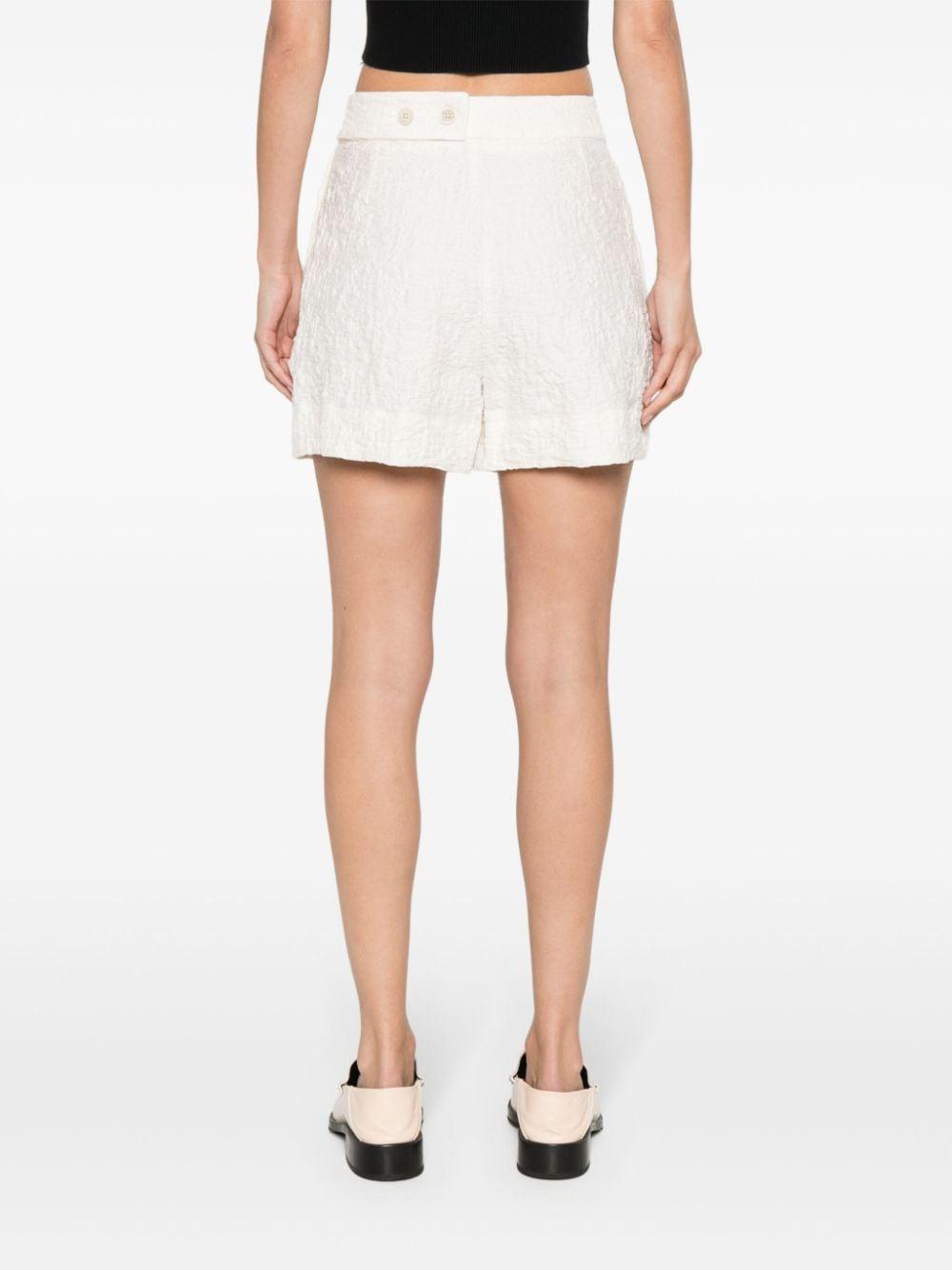 Jil Sander striped knitted shorts - Neutrals