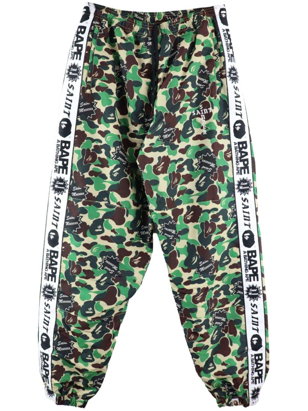 SAINT Mxxxxxx Camouflage Print Track Pants in Green for Men Lyst UK