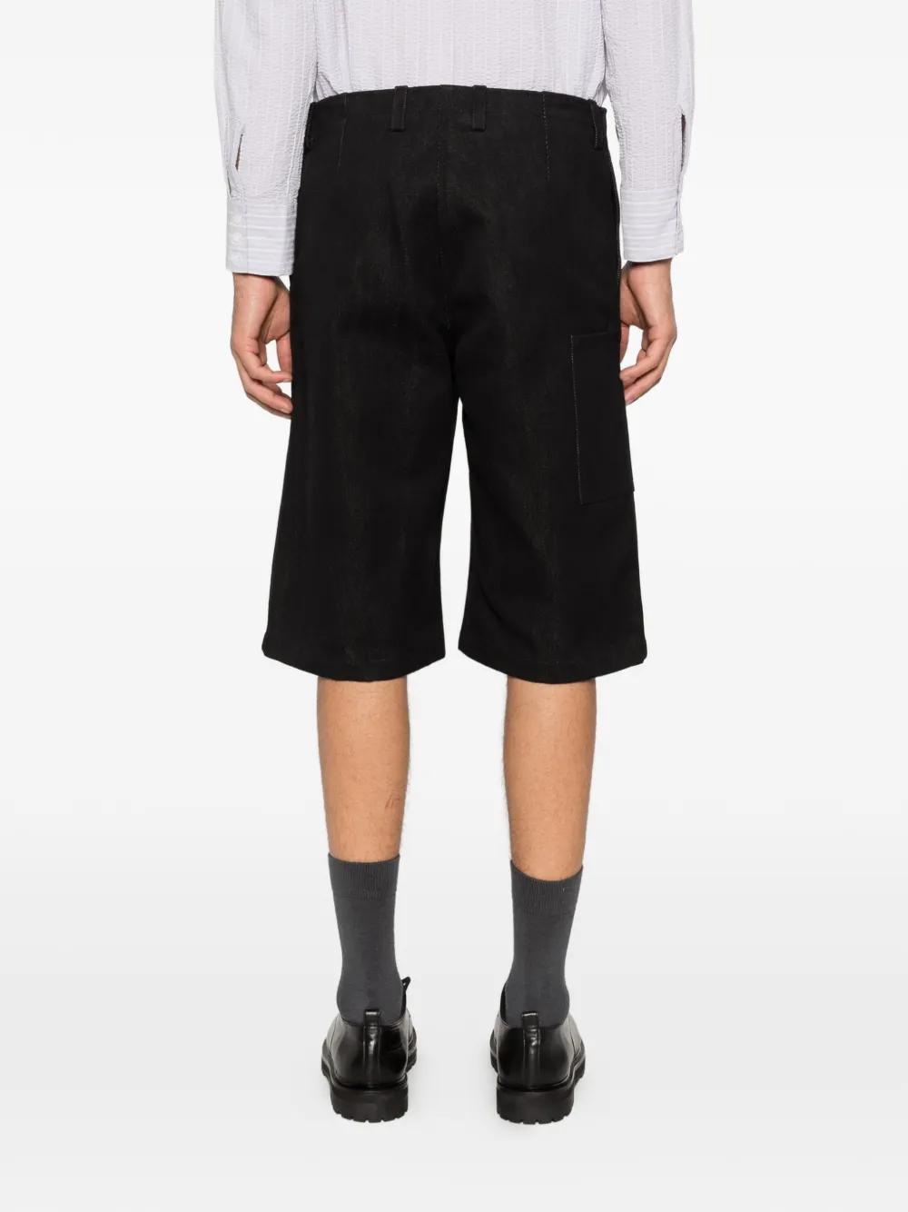 パンツ RIER SHORTS UTILITY BLACK RUSTIC Rier Utility Gabardine Shorts in Black for Men | Lyst