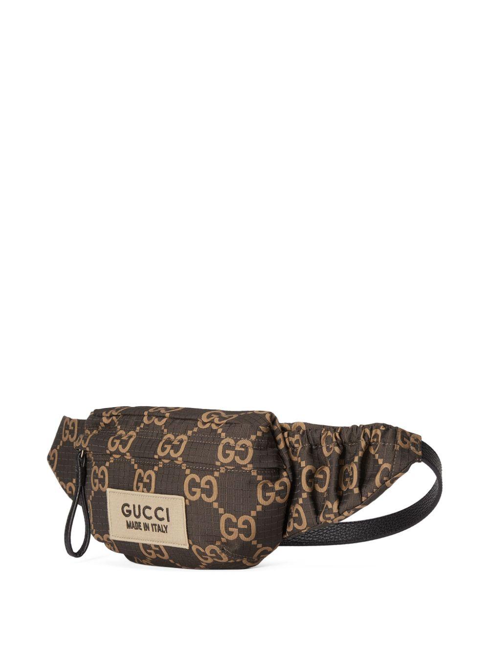 Brown gucci top fanny pack