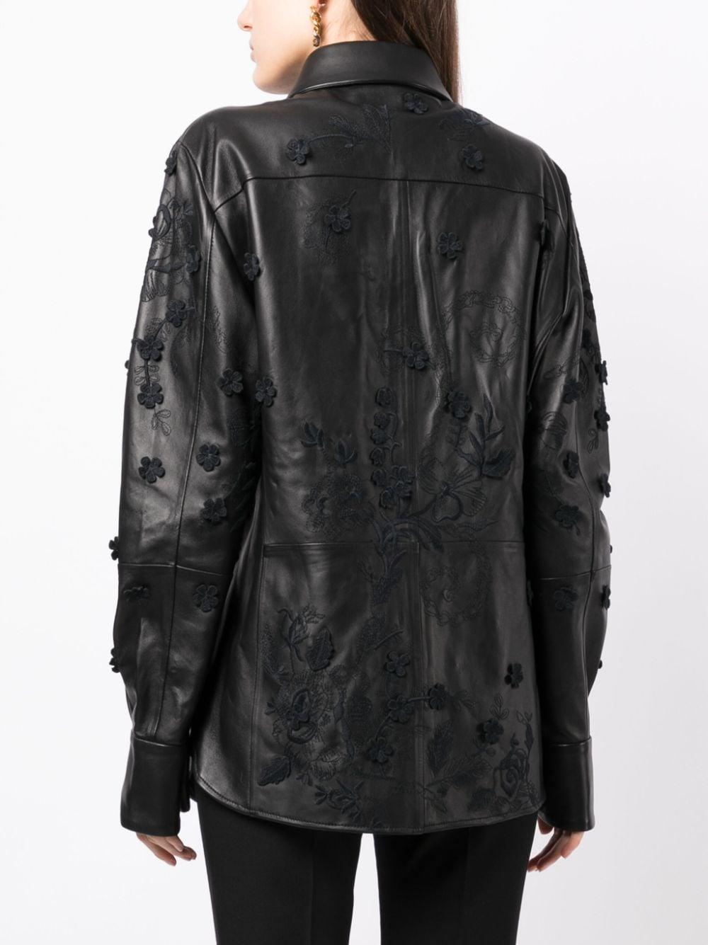 Elie saab leather jacket best sale