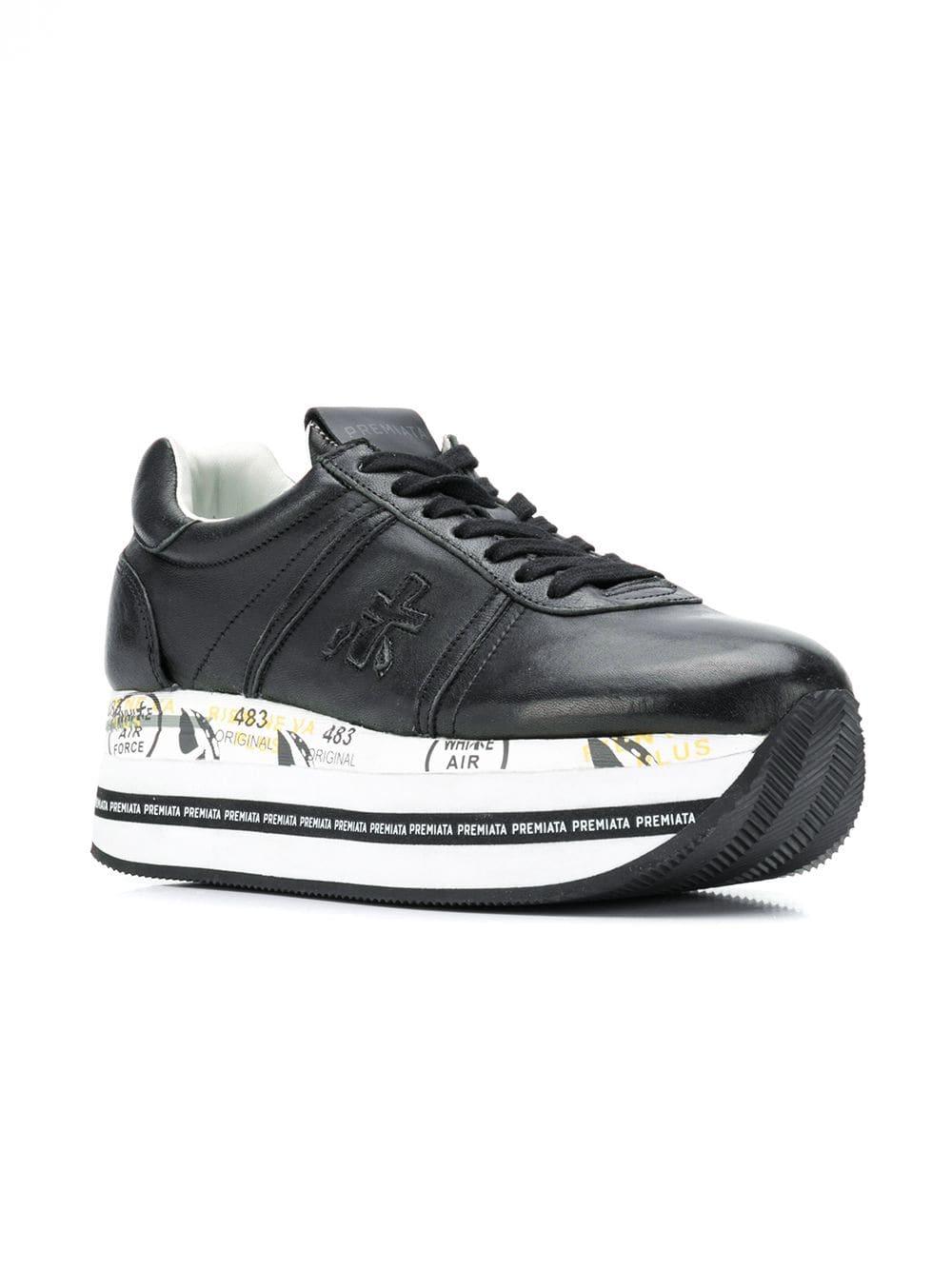 premiata platform sneakers