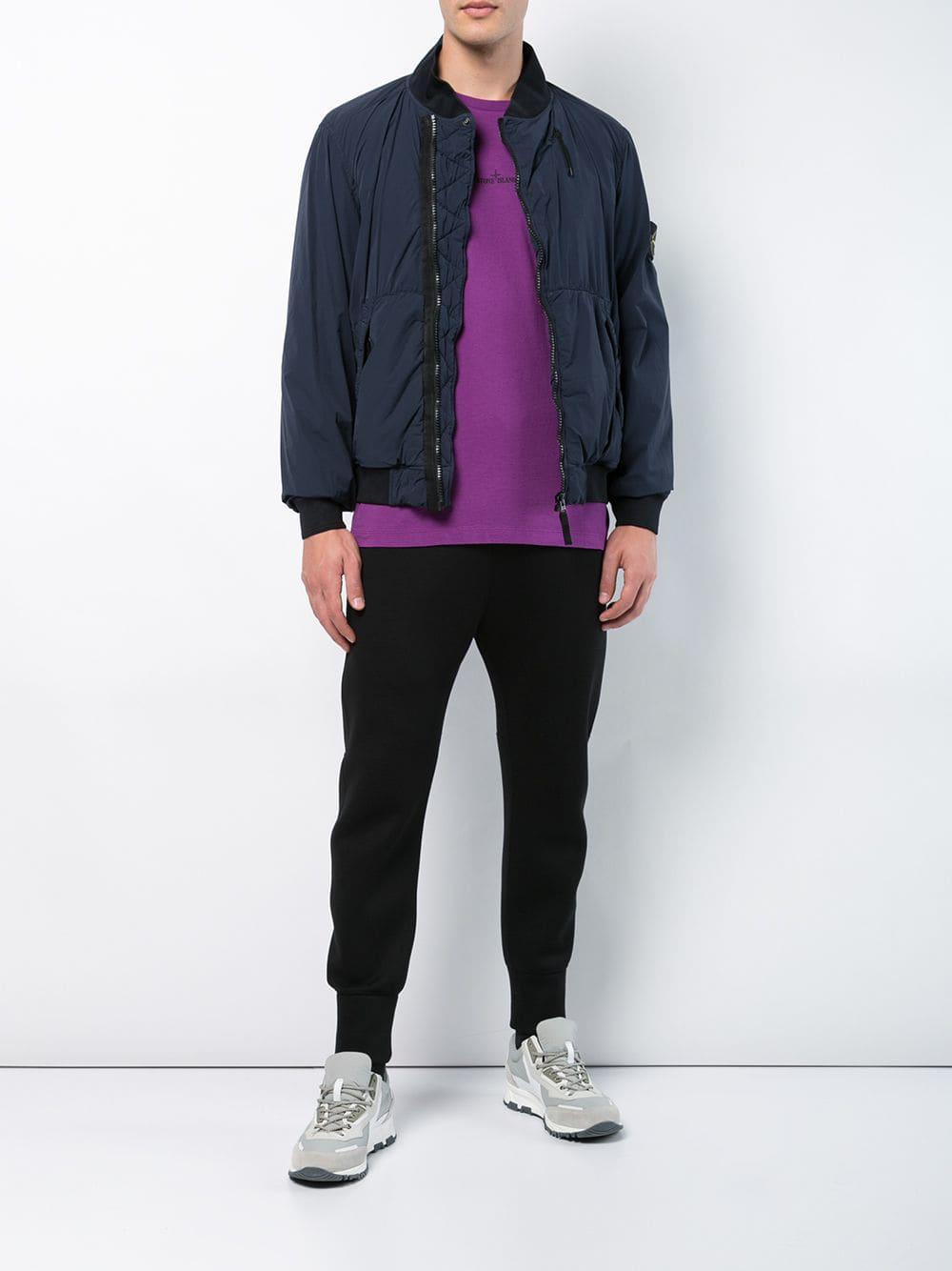 Stone Island Comfort Tech Composite Jacket in Blue for Men | Lyst