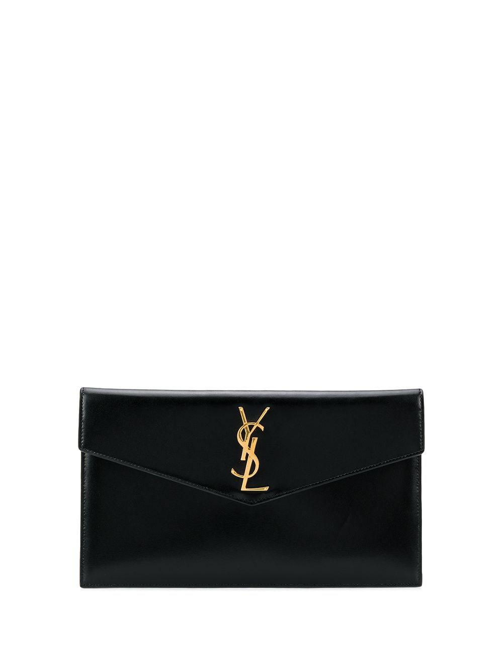 black envelope clutch bag