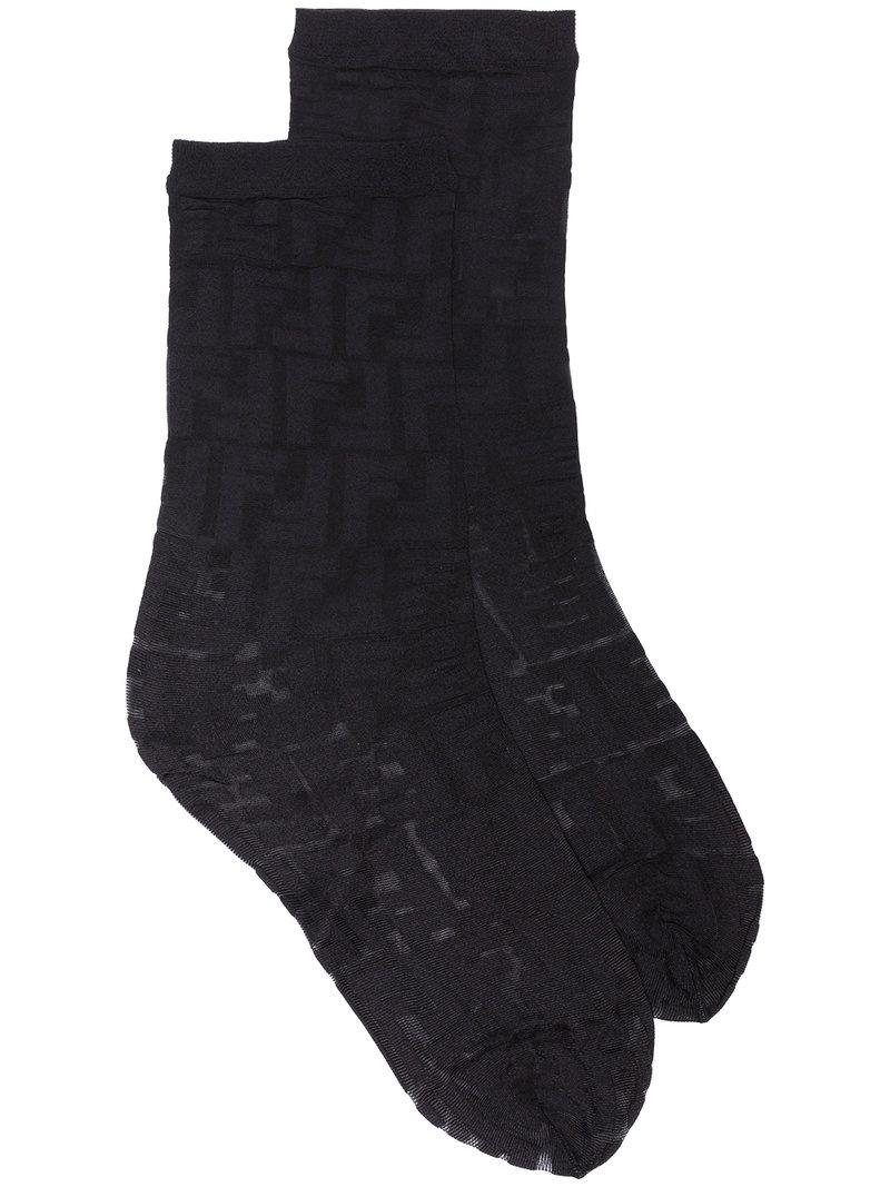 fendi mesh socks