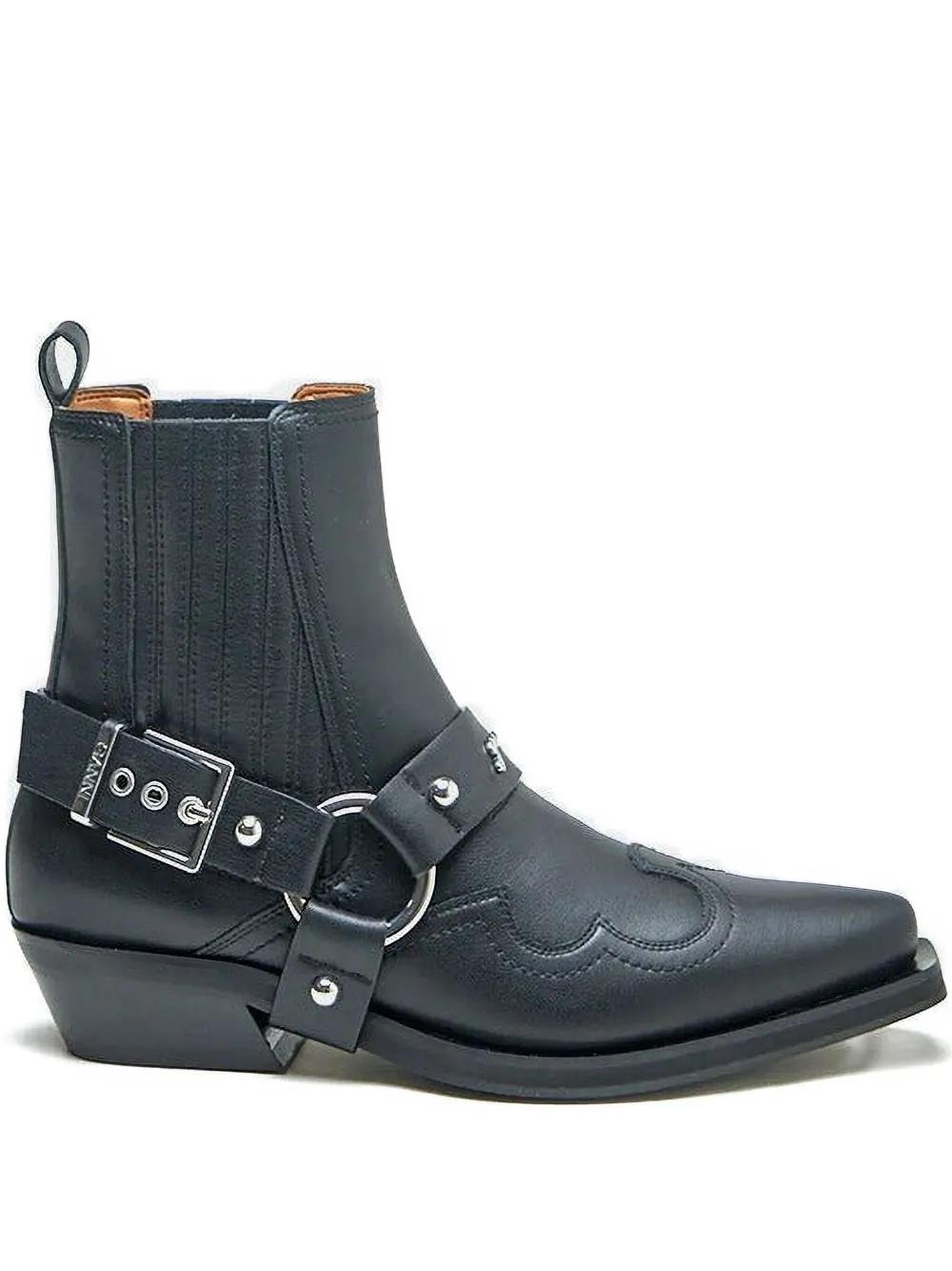 ショートブーツ・ブーティ Chelsea Biker Ankle Boots - Ganni ショートブーツ・ブーティ Chelsea Biker Ankle Boots - Ganni