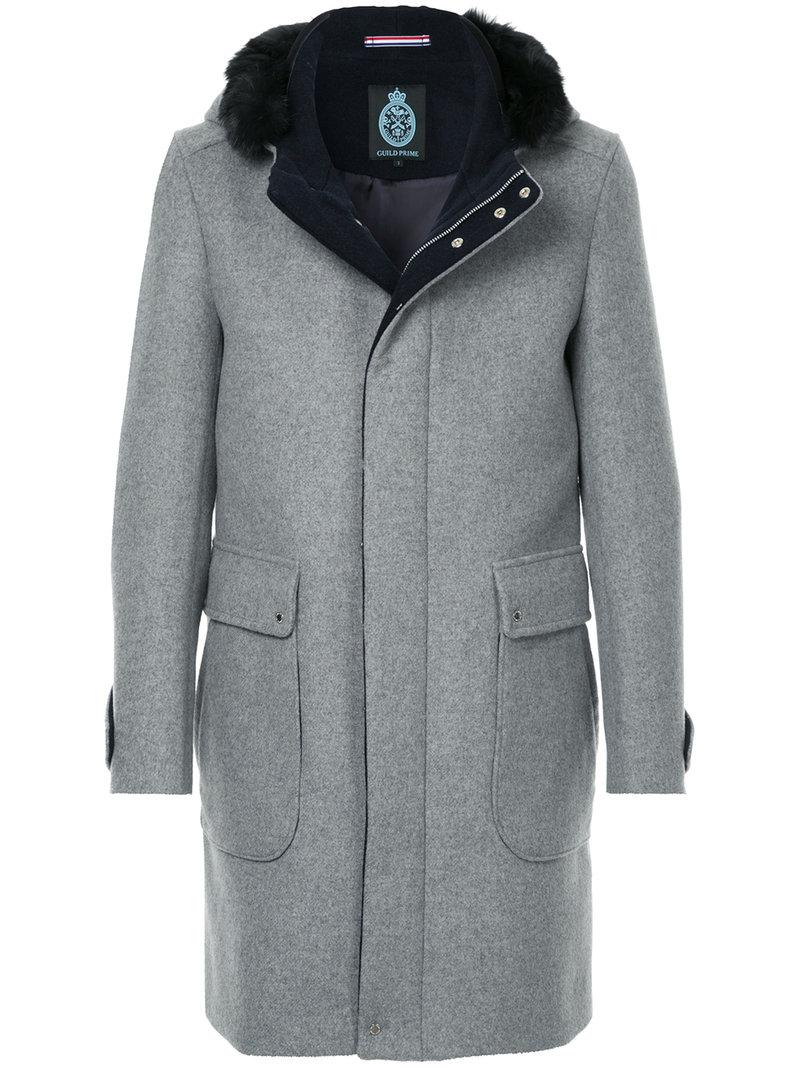 Prime Panelled Bleu Coat Panelled Coat Guild nXaYn