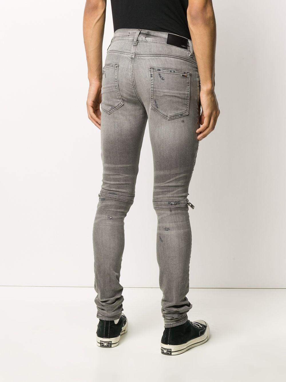 Amiri 'mx2' Zip Detail Skinny Jeans in Gray for Men | Lyst Amiri 'mx2' Zip Detail Skinny Jeans in Gray for Men | Lyst