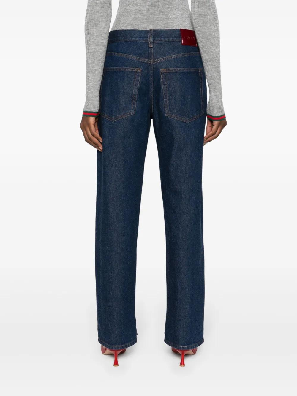 【GUCCI】レディース☆スタンダード☆ストレート ジーンズ gucci-blue-Gg-Supreme-Jeans.jpeg