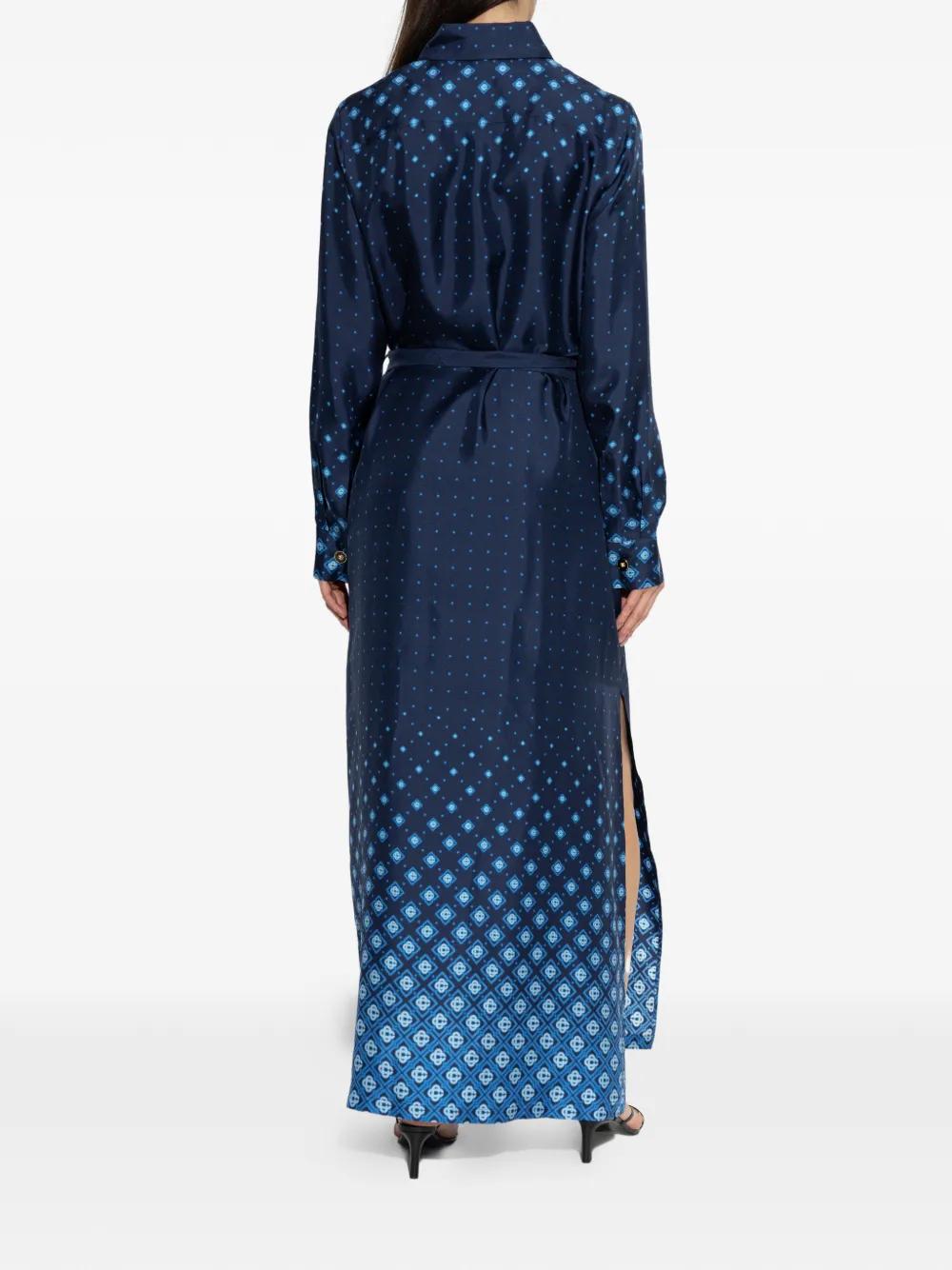 casablanca silk shirt dress CASABLANCA WOMEN Silk Shirt Dress Joyaux D'Afrique  MAISONDEFASHION.COM