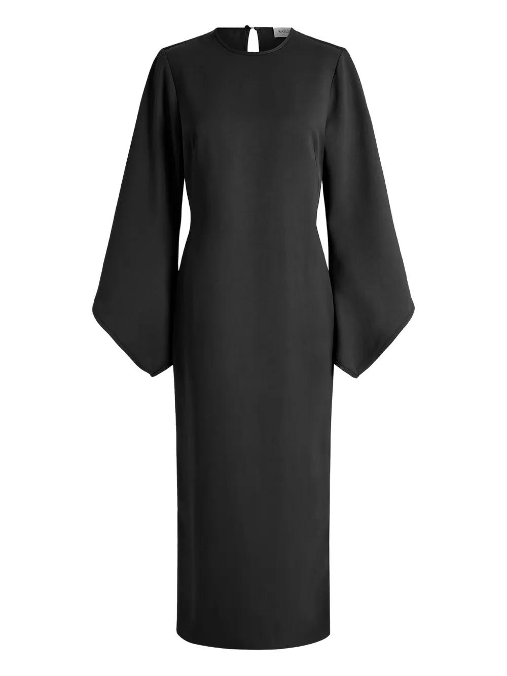 16ARLINGTON ドレス 16ARLINGTON Minelli strapless feather-trimmed crepe midi