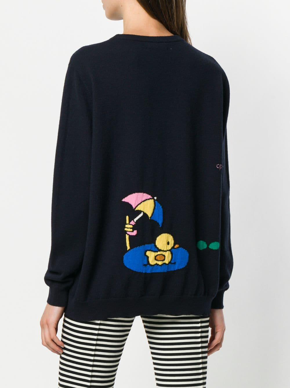 Chinti & Parker Cashmere Hello Kitty Sweater in Blue | Lyst