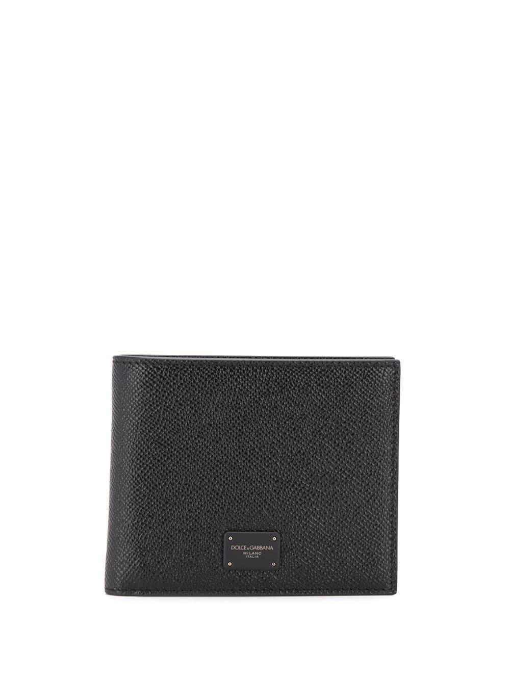 Dolce & Gabbana Leather Textured Wallet in Black for Men - Lyst