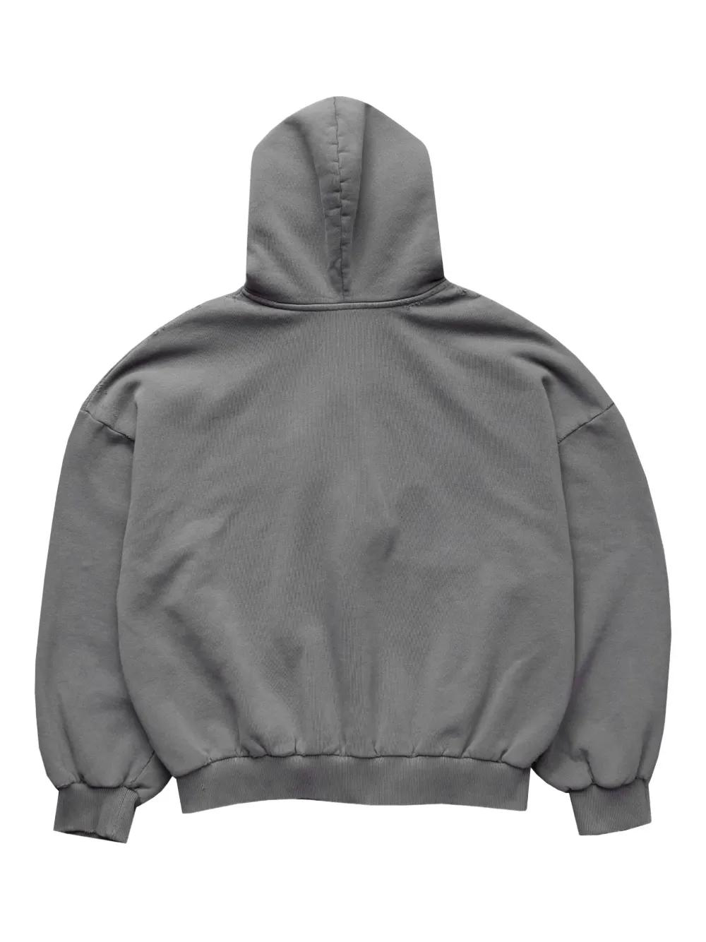 balenciaga-grey-Cotton-Zip-Up-