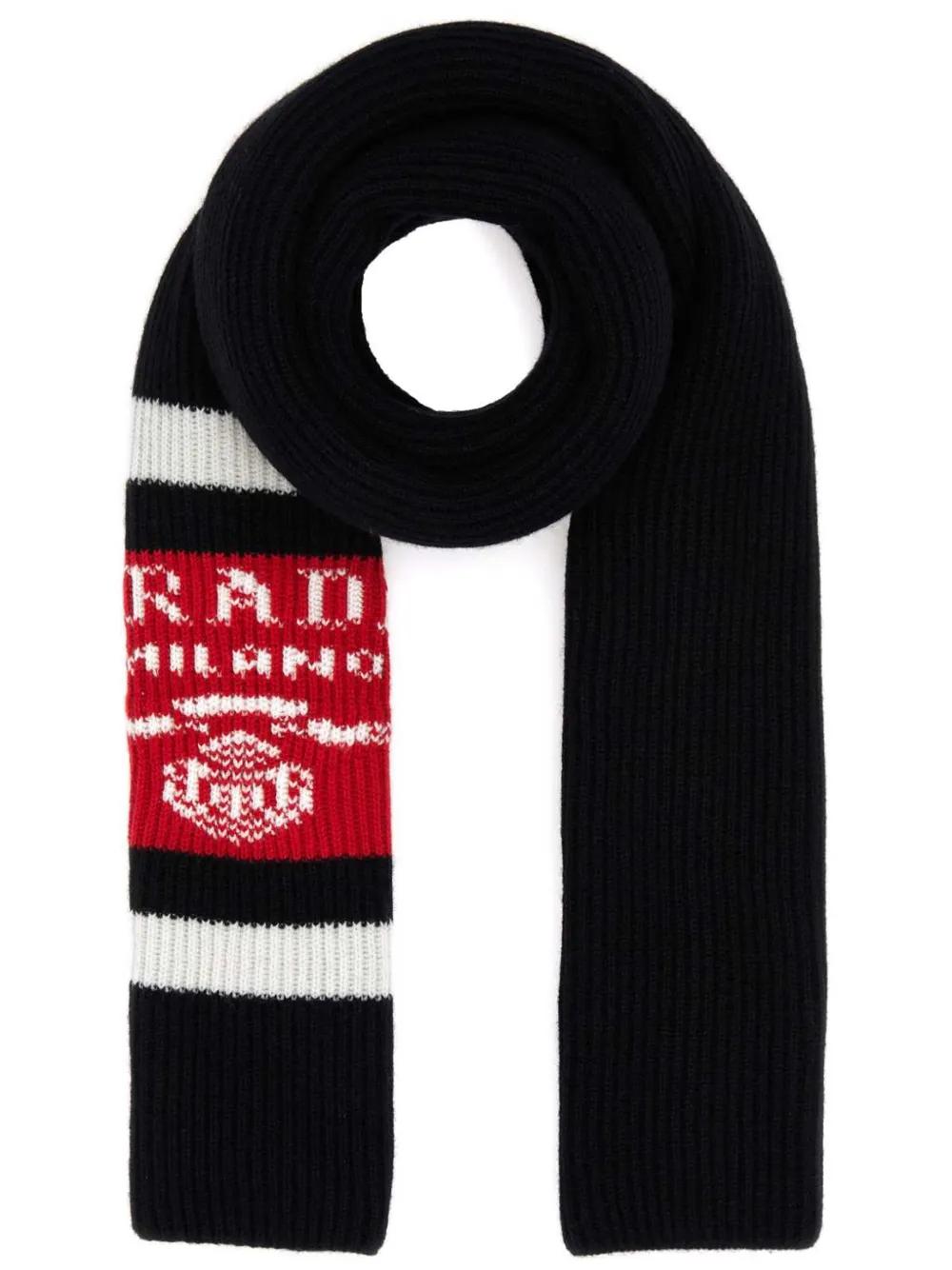マフラー・ストール PRADA EMBROIDERED CASHMERE BLEND SCARF Men's Prada Scarves and mufflers | Lyst Canada