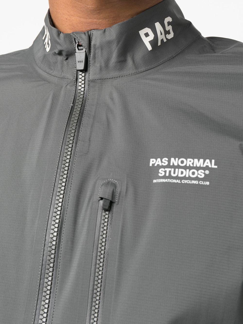 Pas Normal Studios Logo-print Shield Track Jacket in Gray for Men