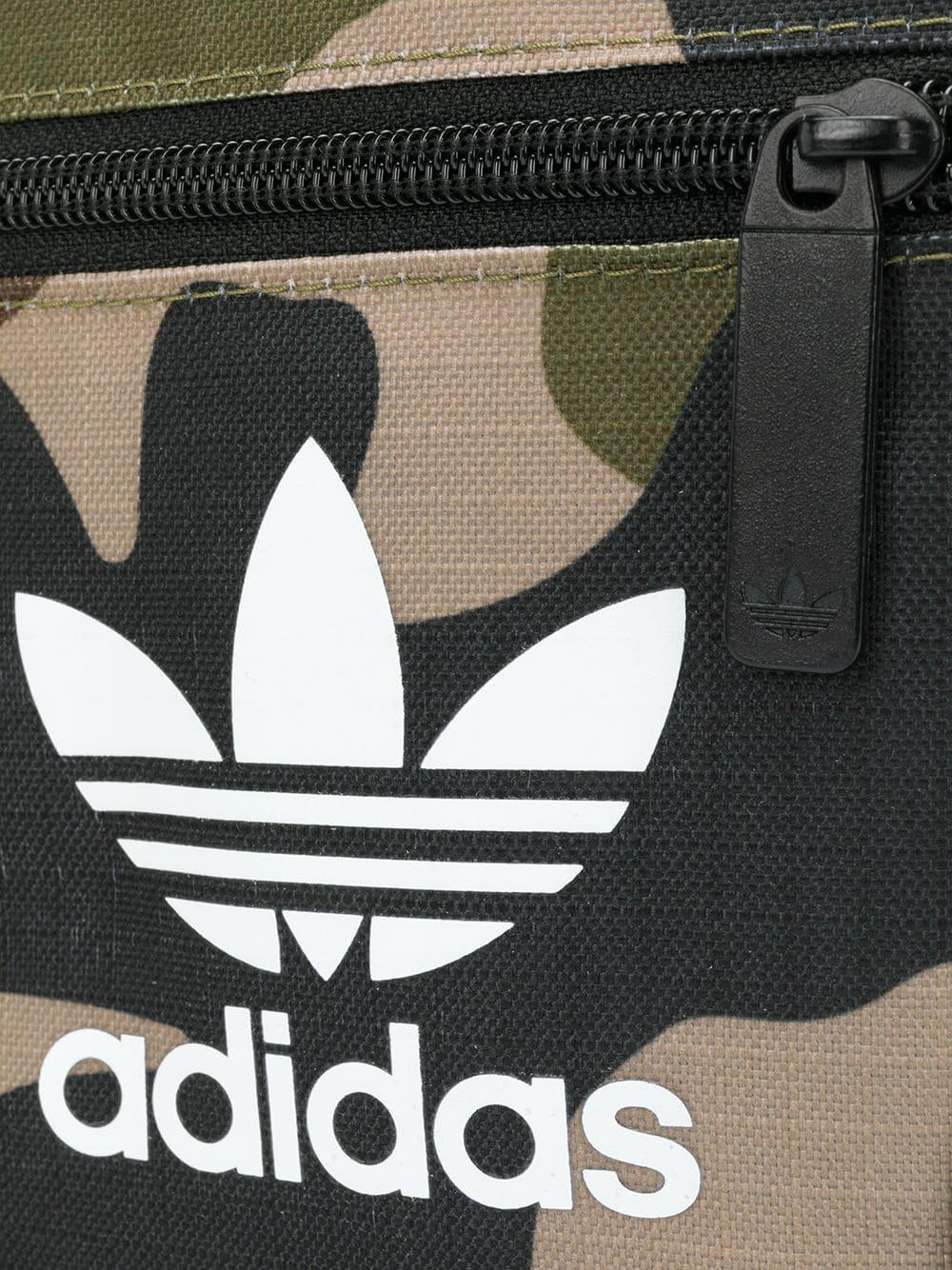 adidas Trefoil Camouflage Shoulder Bag in Green - Lyst