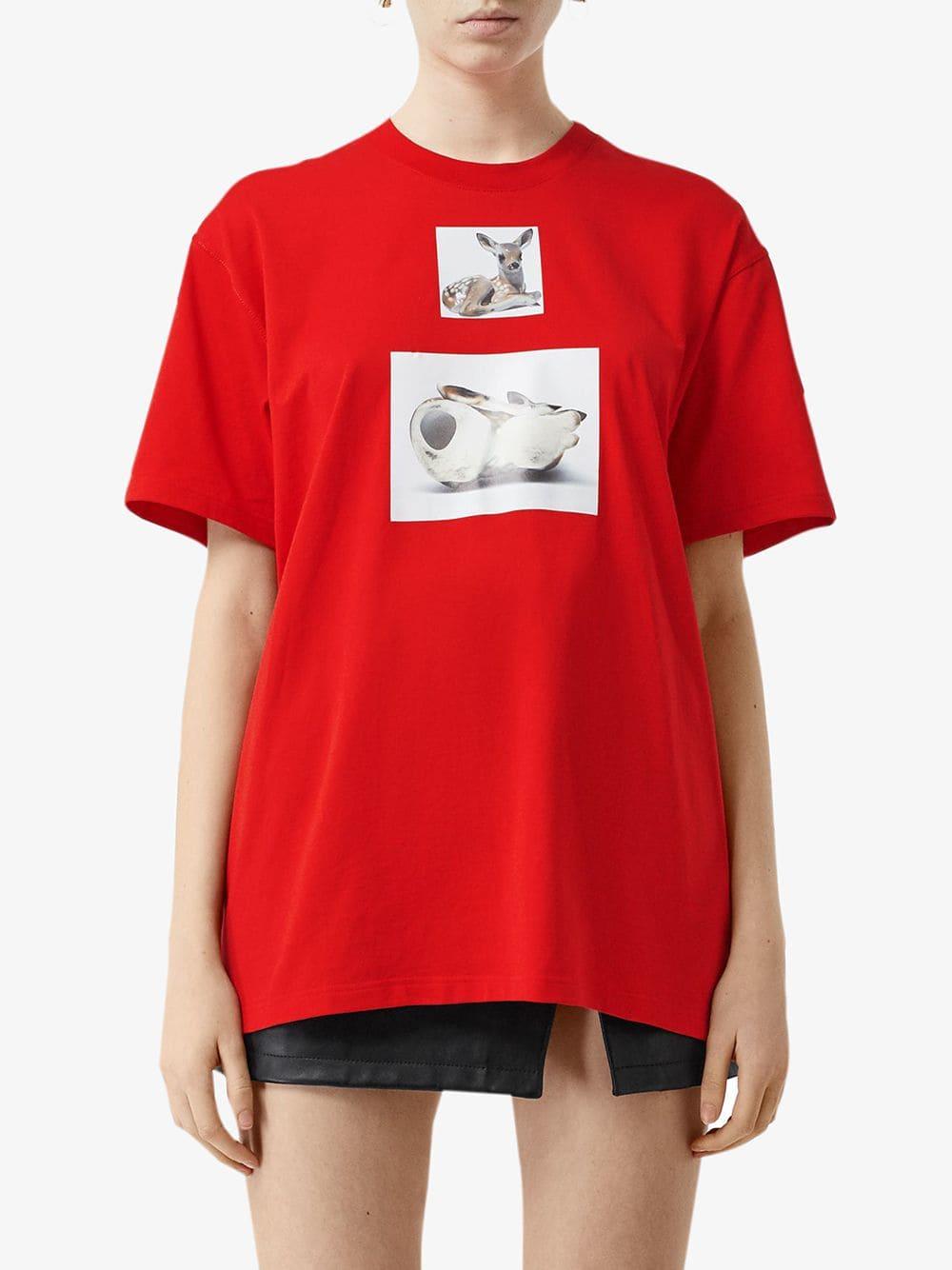 burberry deer print sweatshirt