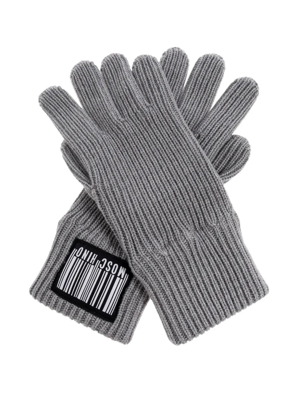 MoschinoモスキーノTwo-Tone Ribbed Long Gloves手袋 Moschino Gloves for Women | Online Sale up to 40% off | Lyst