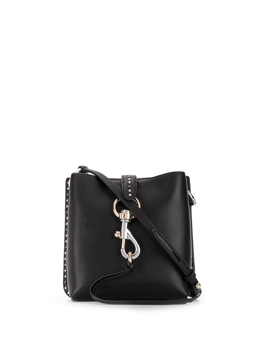 Rebecca Minkoff Leather Mini Megan Crossbody Bag in Black - Lyst
