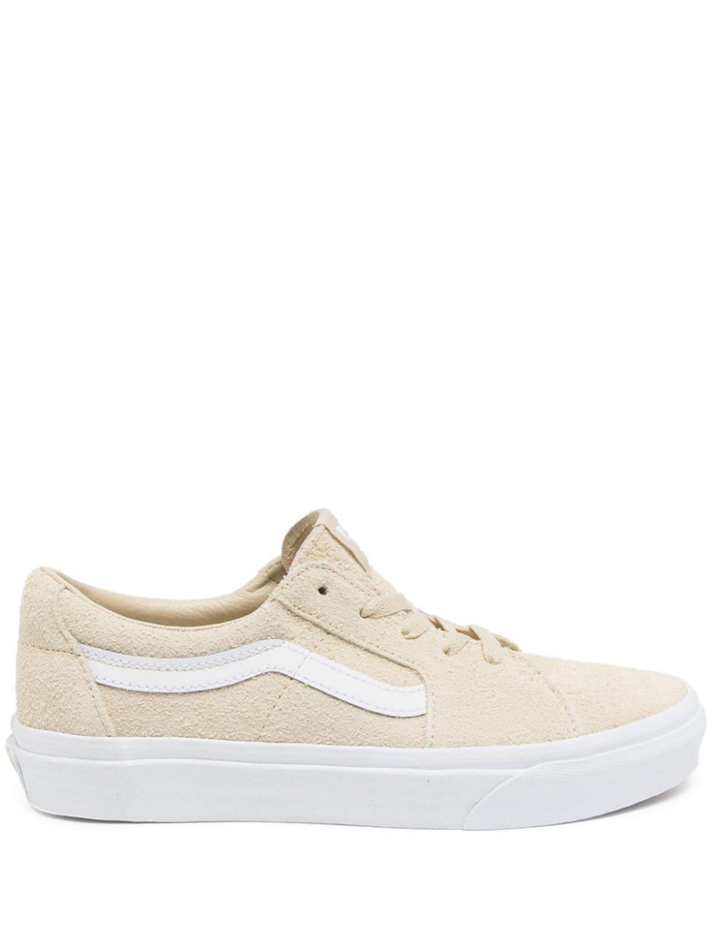 Beige low hot sale top vans