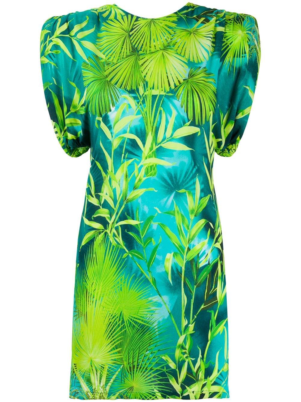 Versace Jungle Print Mini Dress in 