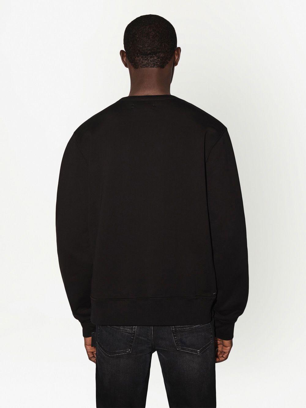 Amiri Collegiate Logo-print Sweatshirt in Black for Men | Lyst