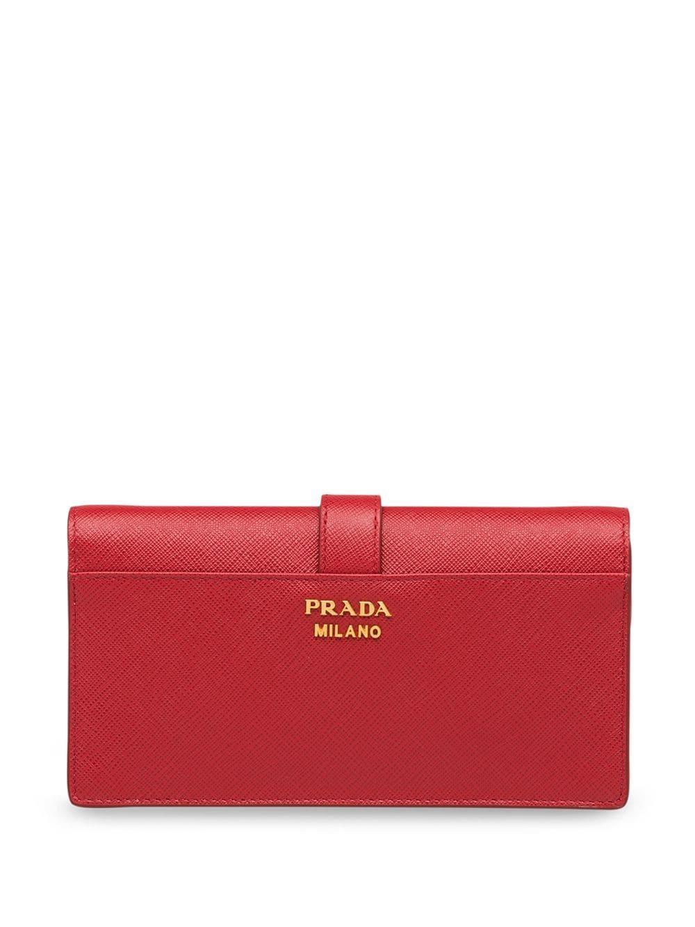 Prada Cahier Saffiano Mini Crossbody Bag in Red Lyst