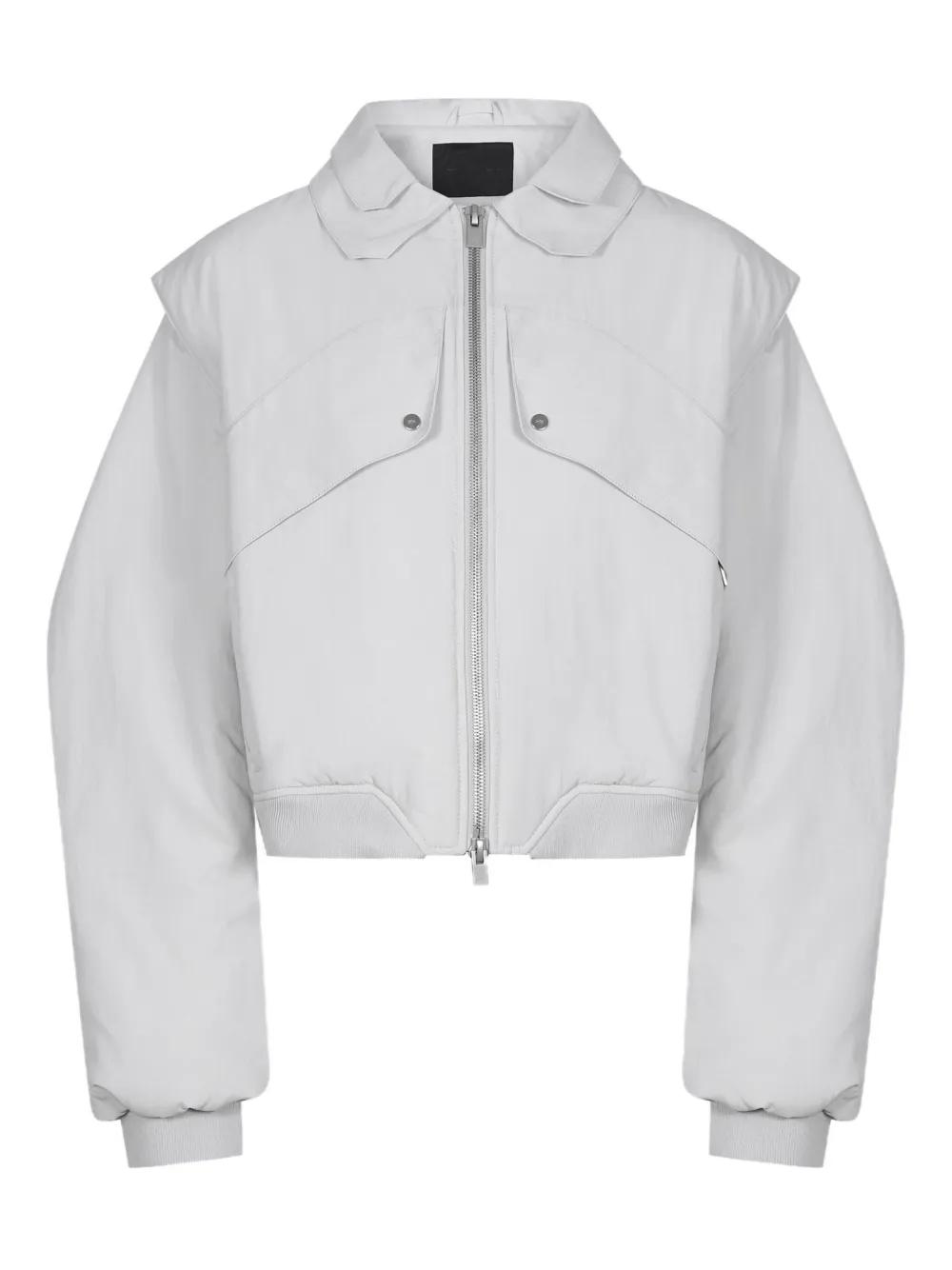 Heliot Emil レディース ホワイト コットンジャケット 36 レディース HELIOT EMIL ジャケット | オンラインセールは最大74