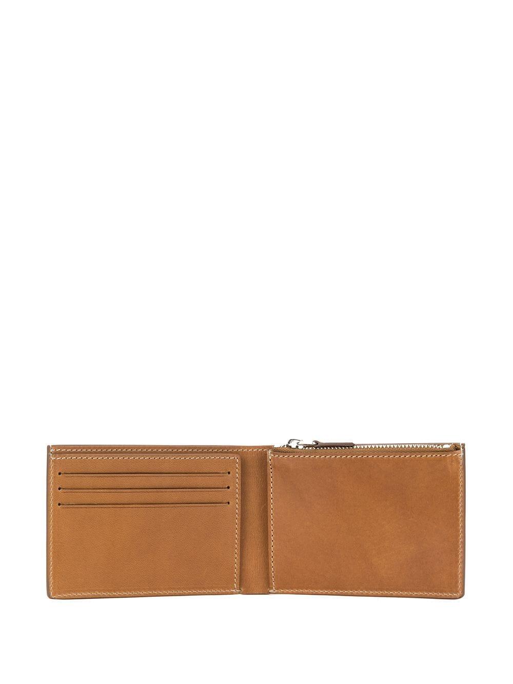 Jil Sander Zip Pocket Wallet in Brown for Men - Lyst
