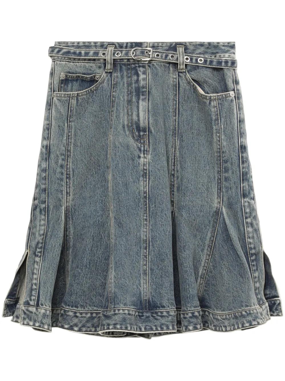 送料関税込【3.1 Phillip Lim】ラッフルデニムミニスカート 3.1 Phillip Lim - デニムフリルミニスカート をオンライン購入