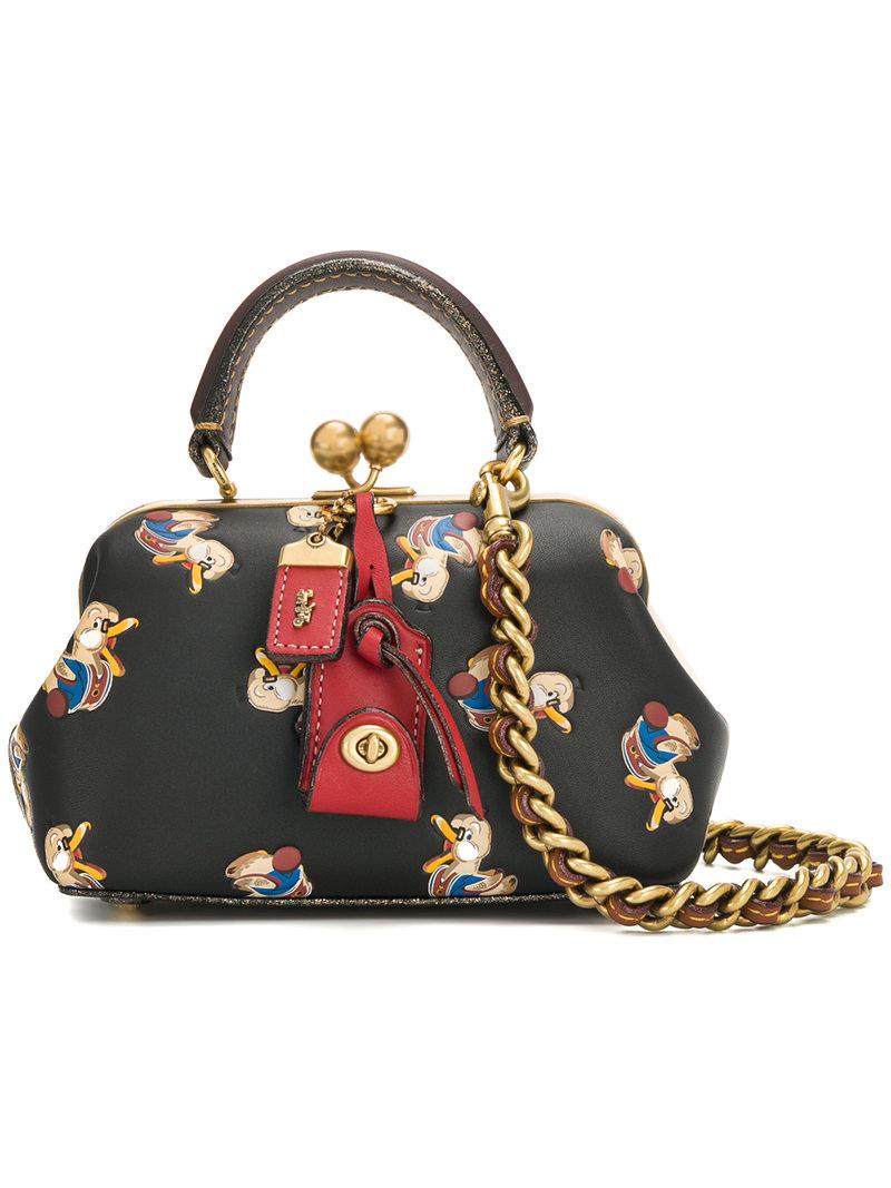 COACH Duck Print Bag in Black