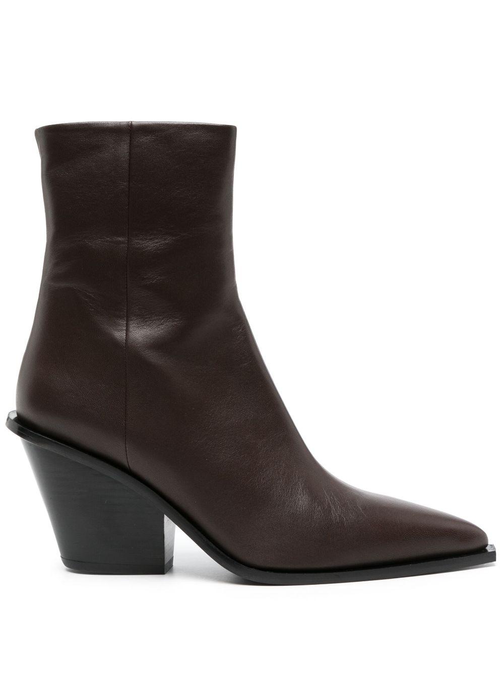 A.EMERY Soma 60mm leather ankle boot - Black