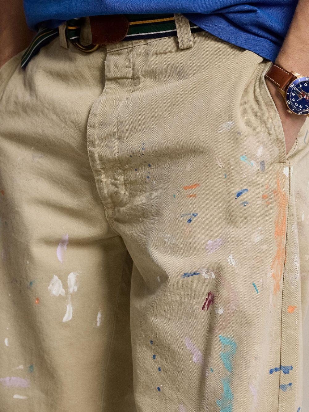 Polo Ralph Lauren Burroughs Big Fit Paint-Splatter Chinos in