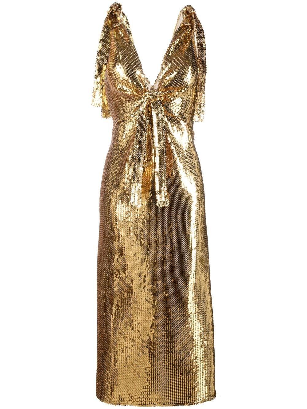 Paco Rabanne Sequined Midi Dress in ...