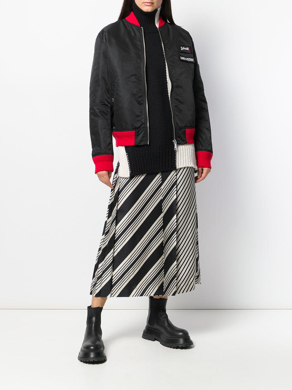 Veste bomber x Schott Zadig Voltaire en coloris Noir Lyst