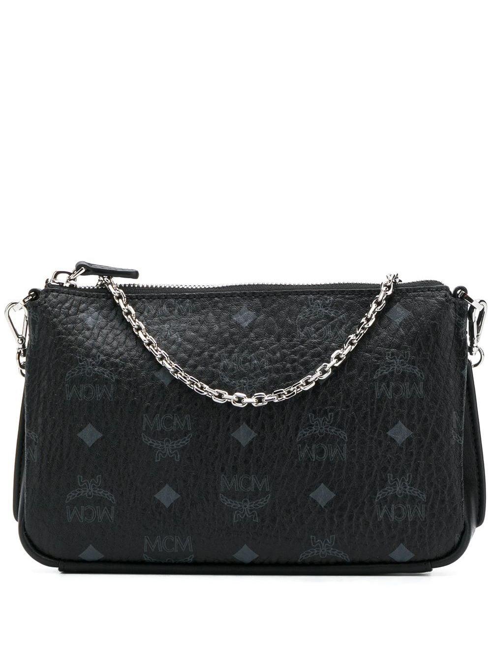 Mcm Handbags Mcm Millie Crossbody Schwarz Millie Flap Crossbody