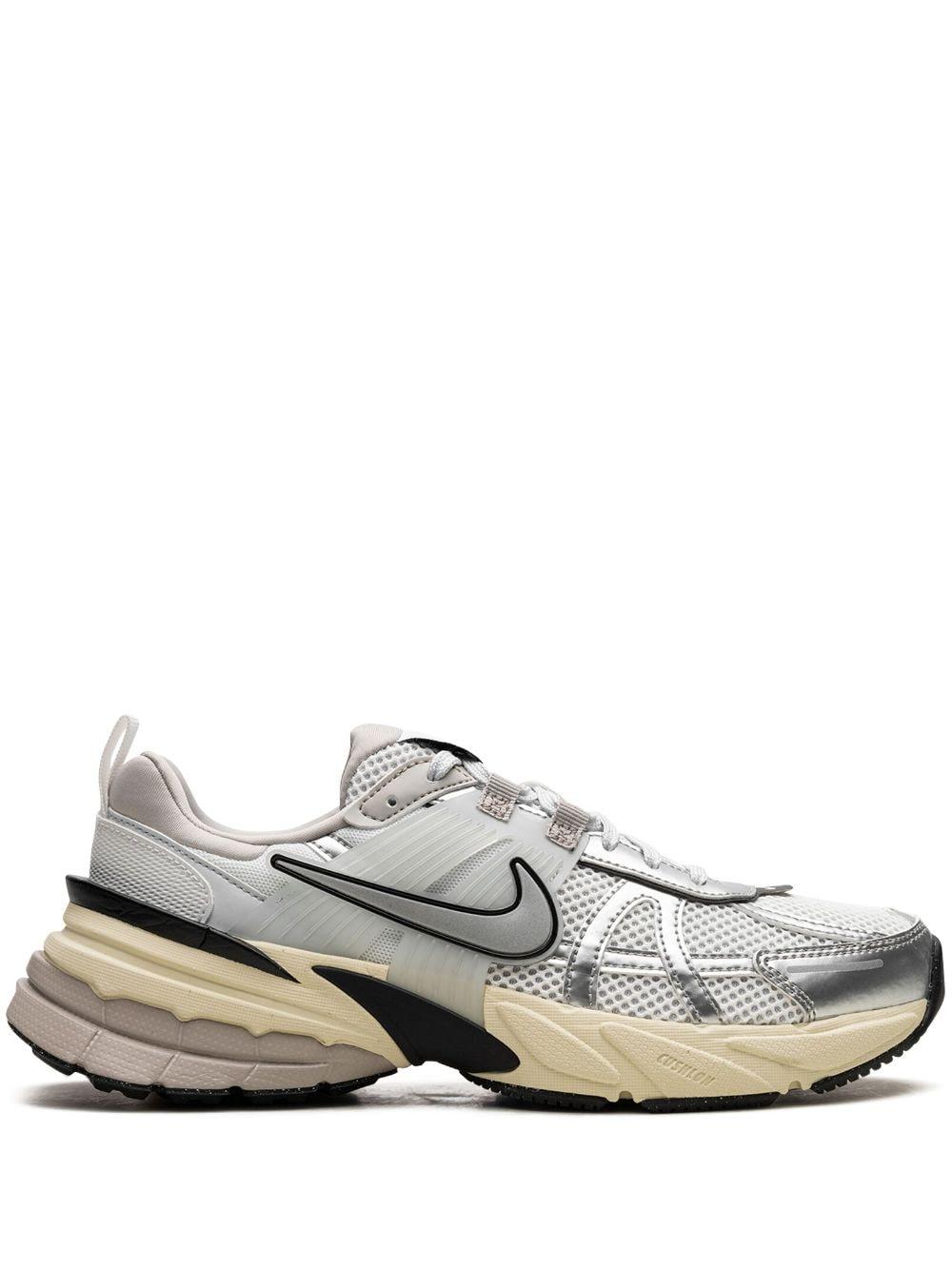 Nike V2K Run Metallic Sneakers In White Lyst
