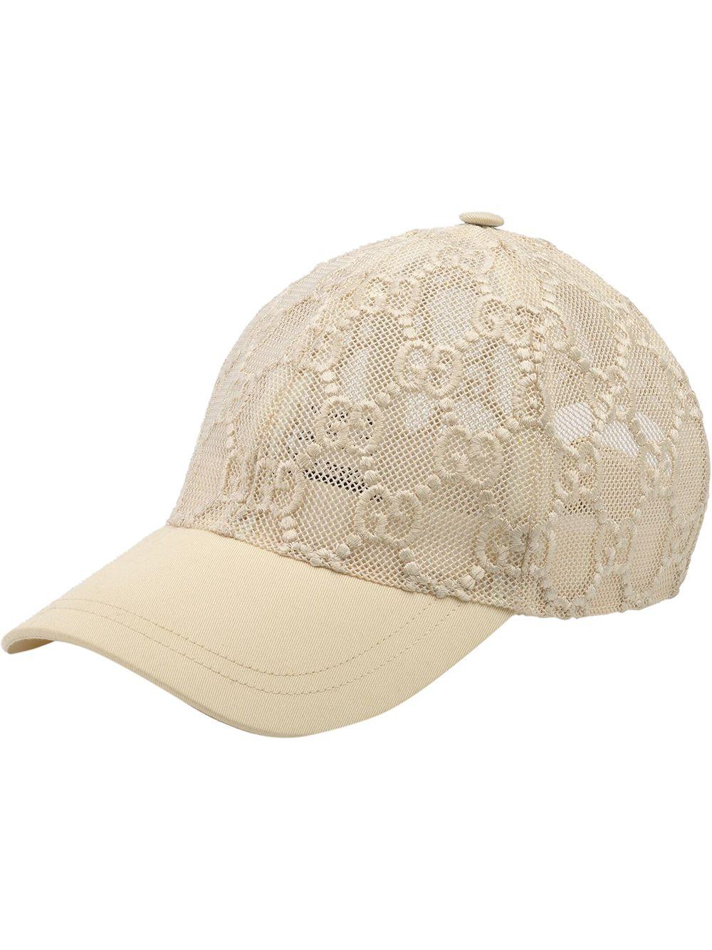 Gucci GG Baseball Cap in White for Men - Lyst