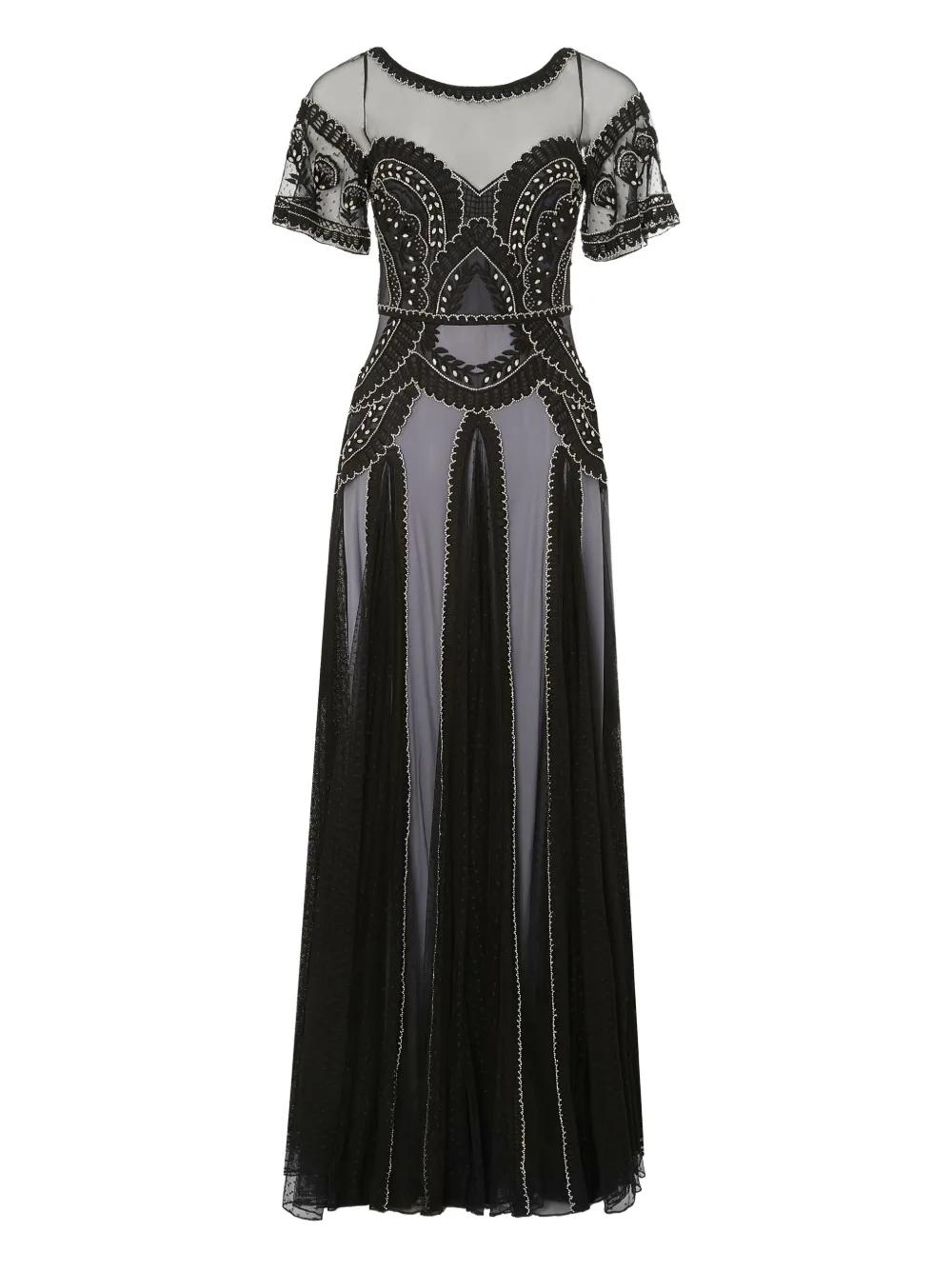 sachin and babi light blue dress Noleggia online Abito lungo degrad by Temperley London