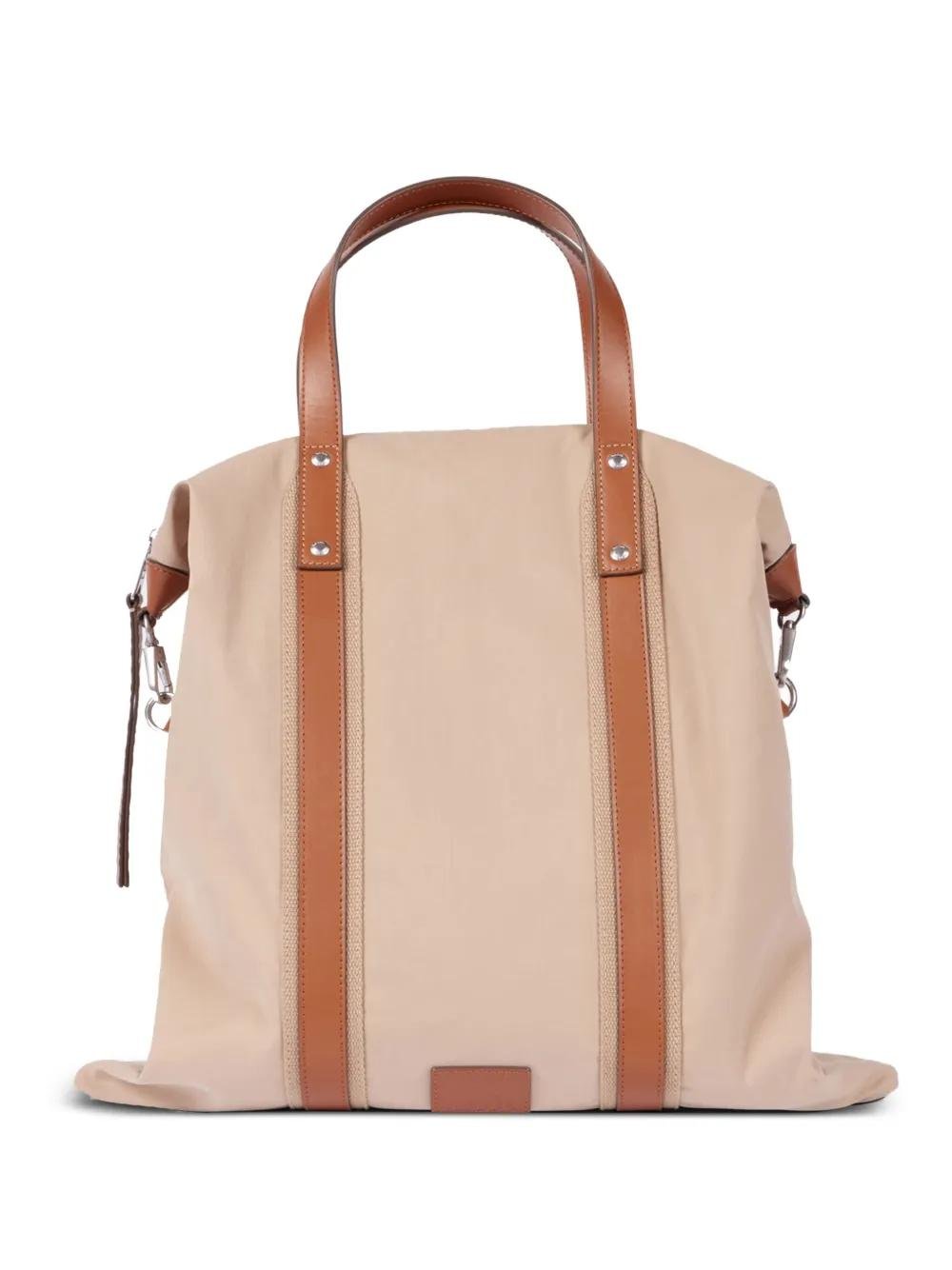 Paul Smith Leather-Trimmed Duffle Tote Bag in Pink for Men Lyst UK