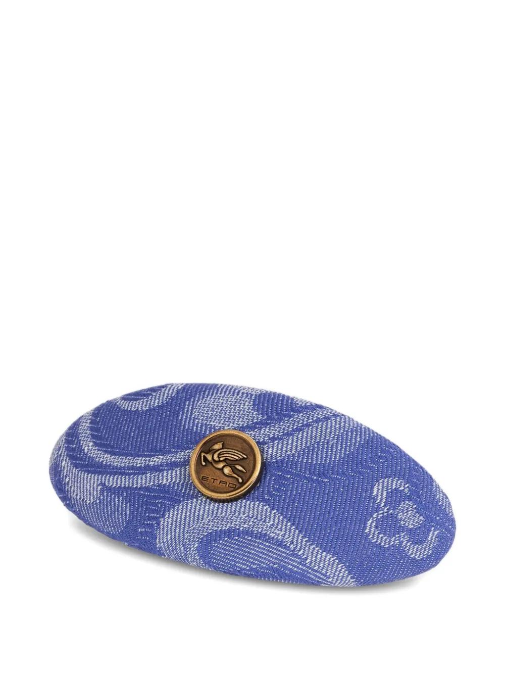 【Etro】Floral Paisley Silk Hair Clip ETRO paisley-print Silk Hair Clip | Brown | FARFETCH UZ