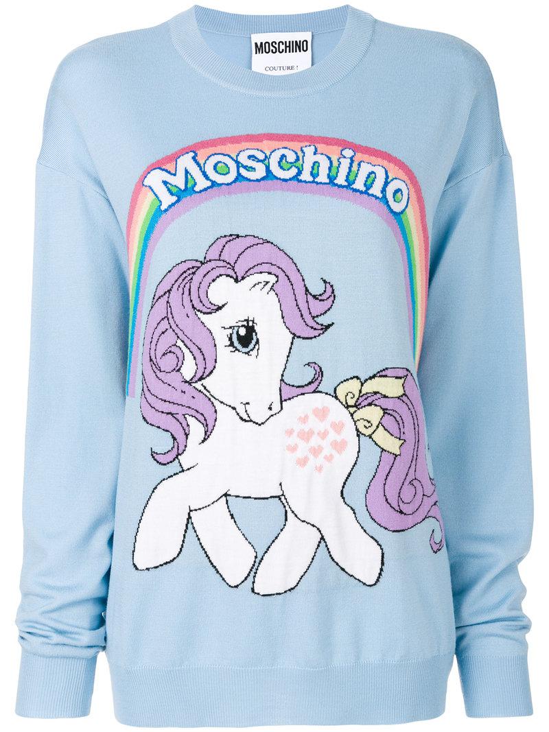 moschino unicorn sweater