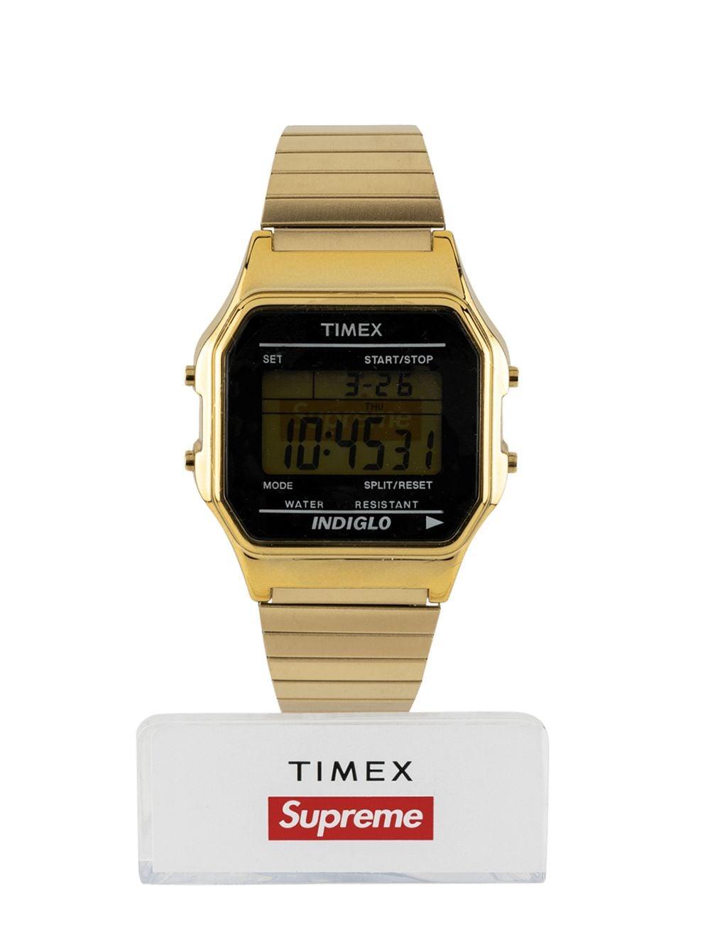 Supreme X Timex Digital Watch in Gold (Metallic) - Lyst