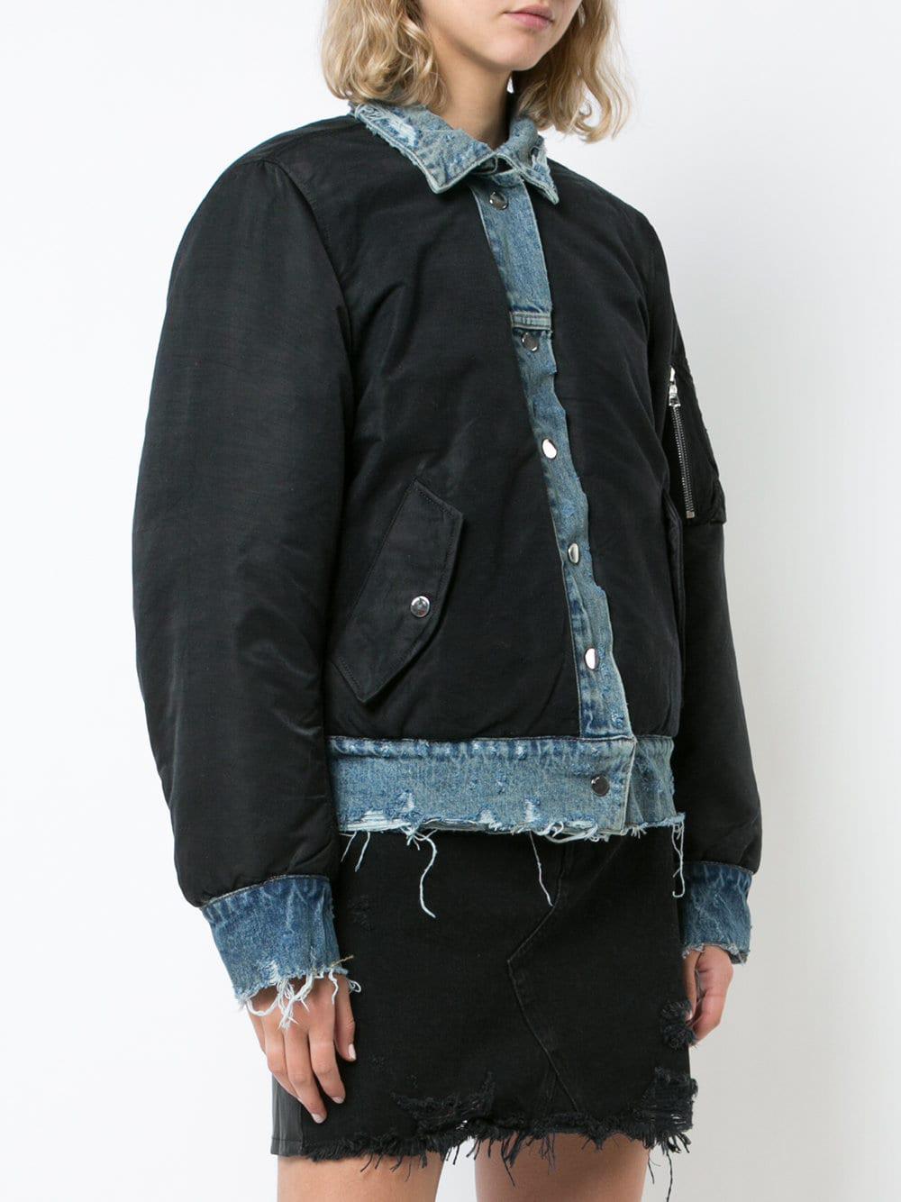 amiri bomber denim jacket