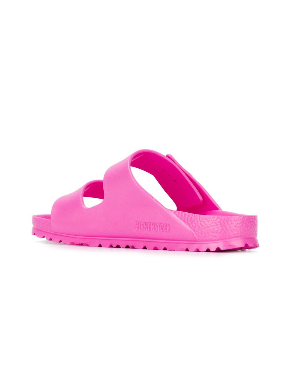 pink rubber sandals