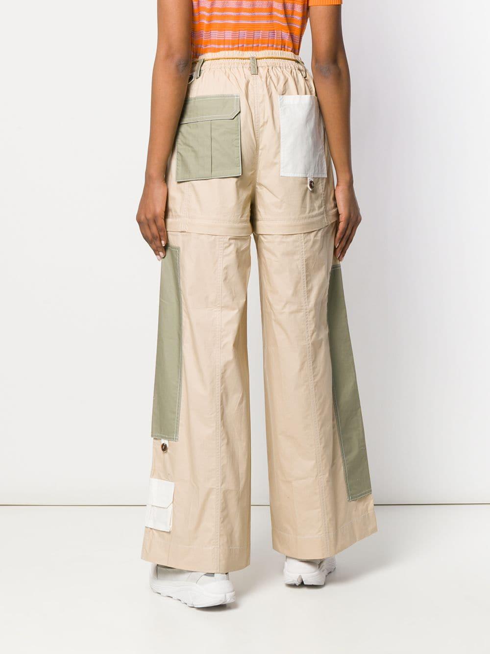 Ganni Cotton Convertible Trousers in 