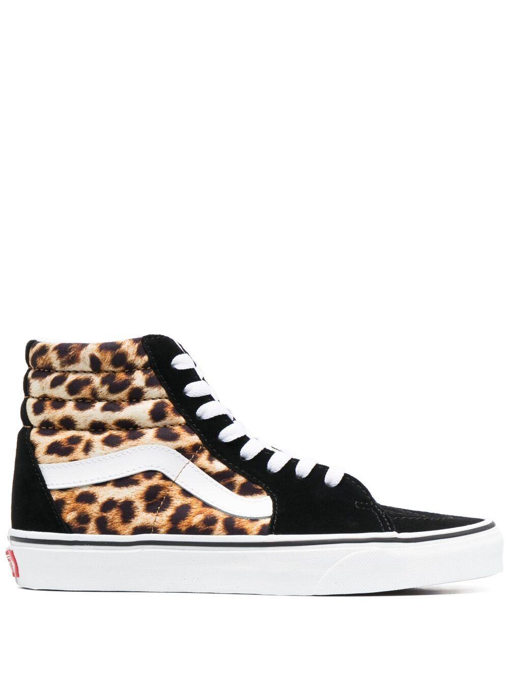 basket vans leopard