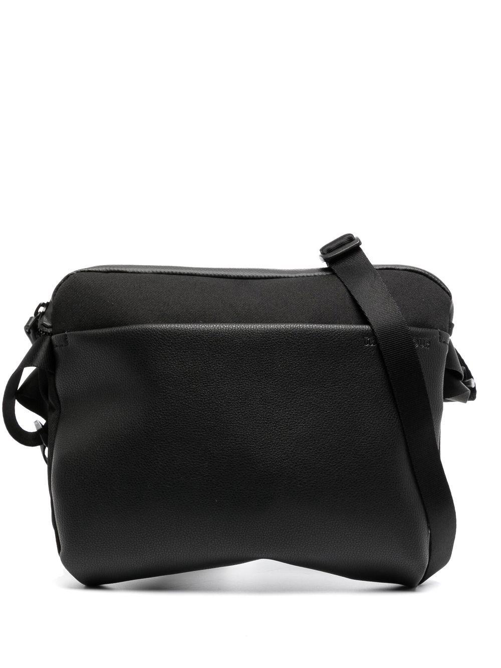 Troubadour Faux-leather Messenger Bag in Black | Lyst