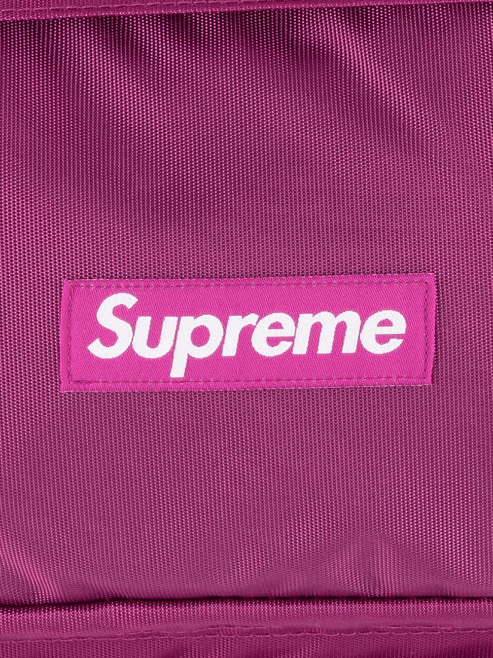 Supreme Logo Duffle Bag in Pink | Lyst
